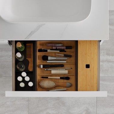 Geberit iCon washbasin cabinet without trap cut-out